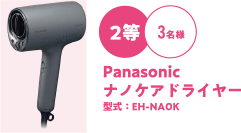 2等3名様　Panasonic ナノケアドライヤー
