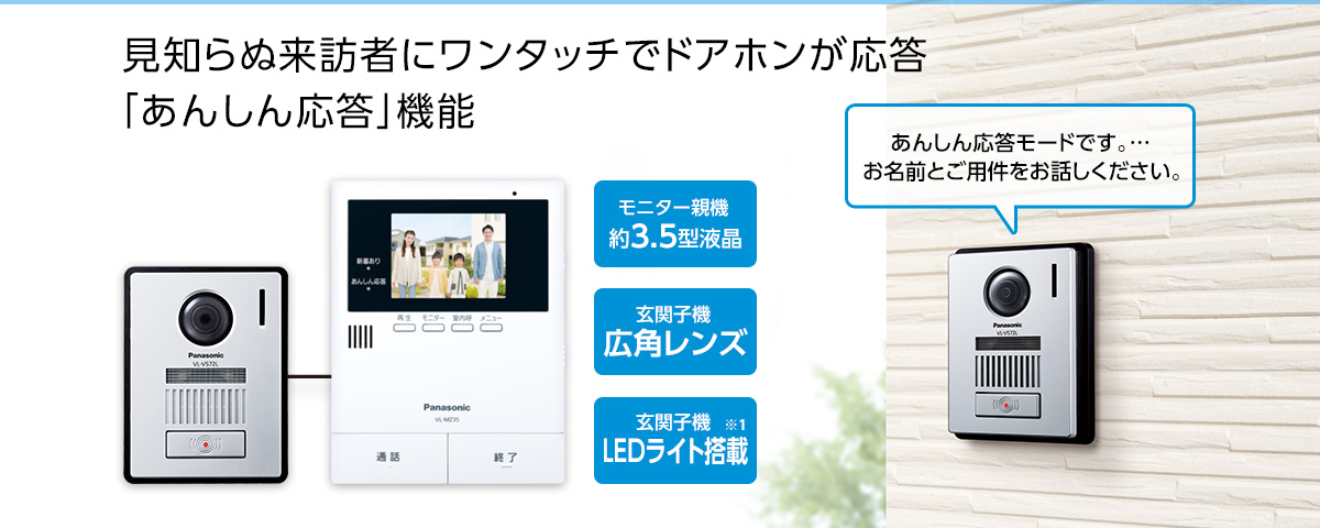 パナソニック インターホンの写真