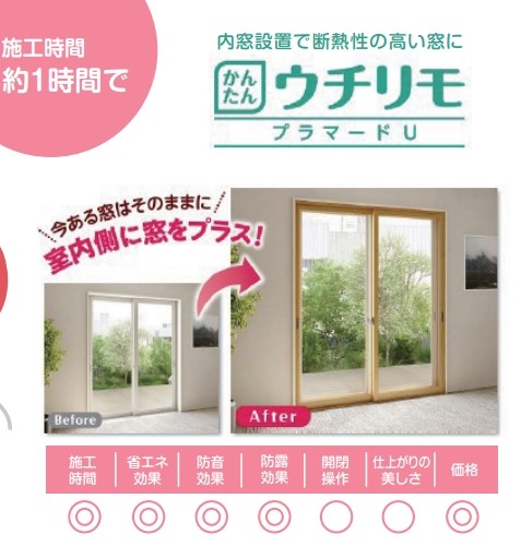 内窓　プラマードUの写真